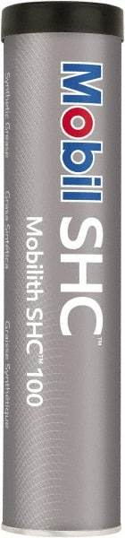 Mobil - 13.4 oz Cartridge Lithium High Temperature Grease - Red, High/Low Temperature, 350°F Max Temp, NLGIG 2, - Industrial Tool & Supply