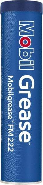 Mobil - 13.7 oz Cartridge Lithium General Purpose Grease - White, Food Grade, 500°F Max Temp, NLGIG 2, - Industrial Tool & Supply