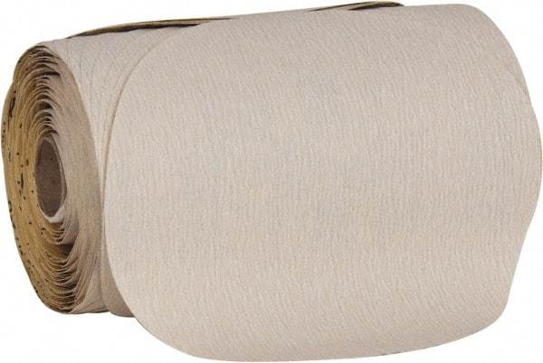 3M - 6" Diam, 240 Grit Aluminum Oxide Adhesive PSA Disc - Very Fine Grade, Reddish Brown, Film Backing, Flexible, Use with Random Orbital Sanders - Industrial Tool & Supply