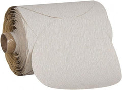 3M - 5" Diam, 180 Grit Aluminum Oxide Adhesive PSA Disc - Very Fine Grade, Reddish Brown, Film Backing, Flexible, Use with Random Orbital Sanders - Industrial Tool & Supply