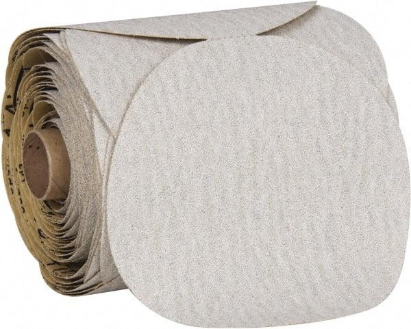 3M - 5" Diam, 80 Grit Ceramic Adhesive PSA Disc - Industrial Tool & Supply