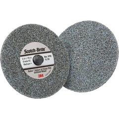 3M - 3" Disc Diam, Ceramic Quick Change Disc - Type R Attaching System, Coated, Medium Grade - Industrial Tool & Supply