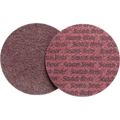 3M - 5" Diam, Aluminum Oxide Hook & Loop Disc - Medium Grade, Nonwoven, - Industrial Tool & Supply