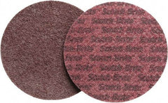 3M - 5" Diam, Aluminum Oxide Hook & Loop Disc - Medium Grade, Nonwoven, - Industrial Tool & Supply