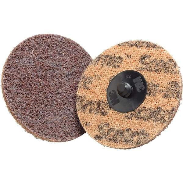 3M - 4" Disc Diam, Aluminum Oxide Quick Change Disc - Type S Attaching System, Coated, Coarse Grade - Industrial Tool & Supply