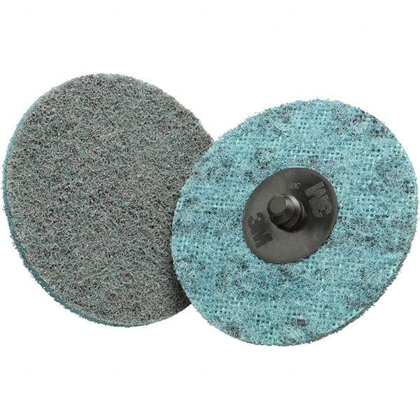 3M - 4" Disc Diam, Aluminum Oxide Quick Change Disc - Type R Attaching System, Coated, Medium Grade - Industrial Tool & Supply
