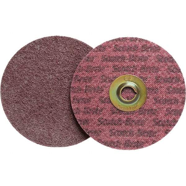 3M - 5" Disc Diam, Aluminum Oxide Quick Change Disc - Type R Attaching System, Coated, Medium Grade - Industrial Tool & Supply