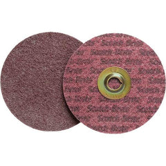 3M - 5" Disc Diam, Aluminum Oxide Quick Change Disc - Type R Attaching System, Coated, Medium Grade - Industrial Tool & Supply