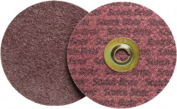 3M - 4-1/2" Disc Diam, Aluminum Oxide Quick Change Disc - Type R Attaching System, Coated, Medium Grade - Industrial Tool & Supply