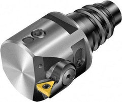 Sandvik Coromant - Right Hand Cut, 28mm Min Bore Diam, Steel Modular Boring Cutting Unit Head - 63/64" Max Bore Depth, Through Coolant, Compatible with TCMT 1.2(1.2)0825..TC..-EH - Industrial Tool & Supply