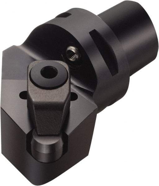 Sandvik Coromant - Right Hand Cut, Size C4, RNG 45 Insert Compatiblity, Modular Turning & Profiling Cutting Unit Head - 27mm Ctr to Cutting Edge, 50mm Head Length, Through Coolant, Series T-Max - Industrial Tool & Supply