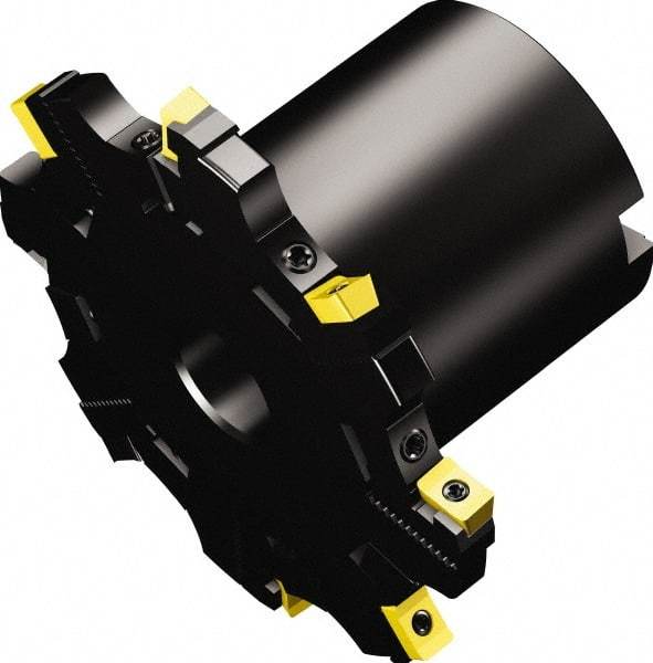 Sandvik Coromant - Arbor Connection, 0.5906" Cutting Width, 2" Depth of Cut, 200mm Cutter Diam, 1.5748" Hole Diam, Indexable Slotting Cutter - 1.5748" Shank Diam, N331.1A-11 Insert, Right Hand Cutting Direction - Industrial Tool & Supply