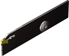 Sandvik Coromant - 60mm Max Depth of Cut, Neutral Cut, Indexable Grooving Blade - 3.68mm Insert Width, H Seat Size, QD-NN1..C..A Insert Style, Series CoroCut QD - Industrial Tool & Supply