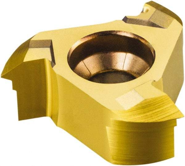 Sandvik Coromant - 3.5mm Pitch, Internal Thread, Metric 60° Standard, MM-TH 1025 Grade Thread Mill Insert - Carbide - Industrial Tool & Supply