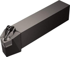 Sandvik Coromant - DSRNR/L, Left Hand Cut, 15° Lead Angle, 15.88mm Shank Height x 15.88mm Shank Width, Negative Rake Indexable Turning Toolholder - 114.3mm OAL, SNMG 09 03 08, SNMG 322 Insert Compatibility, Series T-Max P - Industrial Tool & Supply