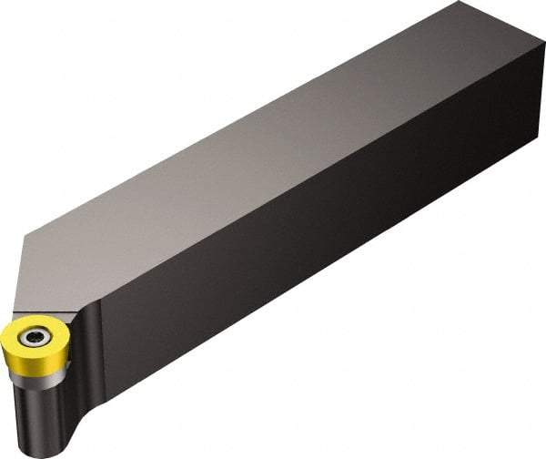 Sandvik Coromant - SRGC, Right Hand Cut, 3/4" Shank Height x 3/4" Shank Width, Neutral Rake Indexable Turning Toolholder - 4-1/2" OAL, RCMT 09 T3 00 Insert Compatibility, Series CoroTurn 107 - Industrial Tool & Supply