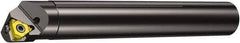 Sandvik Coromant - Left Hand Cut, 20mm Shank Width x 20mm Shank Height Indexable Threading Toolholder - 140mm OAL, 266.LL-16.. Insert Compatibility, 266R/LKF-R Toolholder, Series CoroThread 266 - Industrial Tool & Supply
