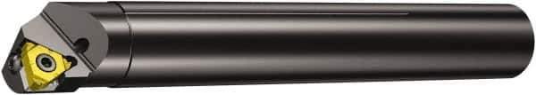 Sandvik Coromant - Internal/External Thread, Right Hand Cut, 3/8" Shank Width x 9.13mm Shank Height Indexable Threading Toolholder - 6" OAL, R166.0L-11 Insert Compatibility, R166.0KF..C Toolholder, Series T-Max U-Lock - Industrial Tool & Supply