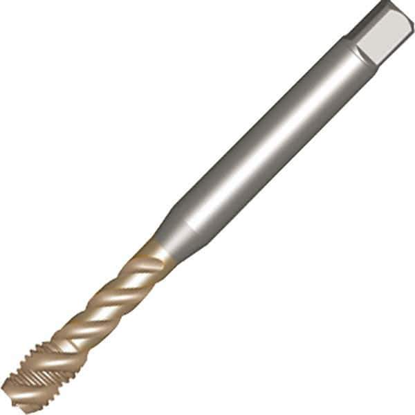 Sandvik Coromant - M10x1.50 Metric 3 Flute 6H Modified Bottoming Spiral Flute Tap - Powdered Metal, AlCrN Finish, 102.6mm OAL, Right Hand Flute, Right Hand Thread, Series CoroTap 300 - Exact Industrial Supply