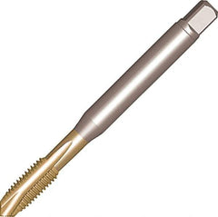 Sandvik Coromant - #10-24 UNC, 3 Flute, High Speed Steel Spiral Point Tap - Plug Chamfer, Right Hand Thread, 72mm OAL, 13mm Thread Length, 6mm Shank Diam, 2B Class of Fit, Series CoroTap 200 - Exact Industrial Supply