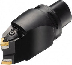 Sandvik Coromant - Cx-T-DC, Left Hand Cut, 50° Lead Angle, Negative Rake Indexable Turning Toolholder - 208mm OAL, CNMG 543, DNMG 442 Insert Compatibility, Series CoroPlex TT - Industrial Tool & Supply