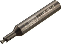 Sandvik Coromant - CoroMill 327 14.3mm Weldon Shank Milling Tip Insert Holder & Shank - 93.5mm Projection, 0.563" Neck Diam, 14.3mm Nose Diam, 93.5mm OAL, Carbide 327-xxB Tool Holder - Industrial Tool & Supply