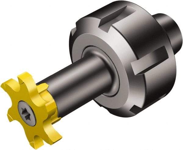 Sandvik Coromant - CoroMill 327 ER20 Collet Shank Milling Tip Insert Holder & Shank - 23.88mm Projection, 12mm Nose Diam, 59.2mm OAL, 392.ER327 (1) Tool Holder - Industrial Tool & Supply