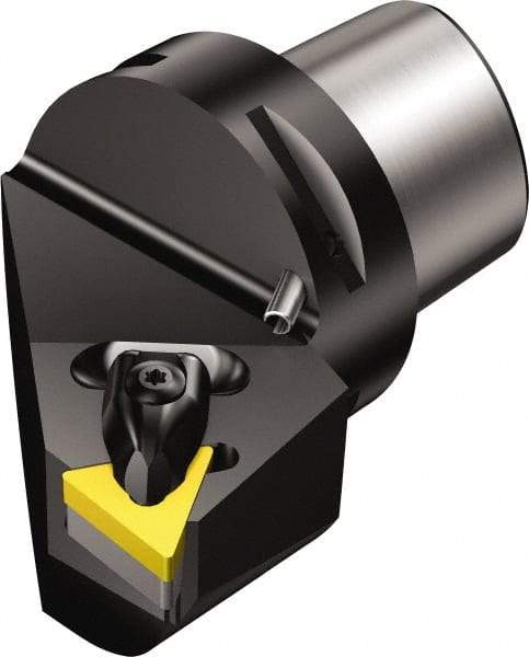 Sandvik Coromant - Left Hand Cut, Size C4, TNMG 332 Insert Compatiblity, Modular Turning & Profiling Cutting Unit Head - 27mm Ctr to Cutting Edge, 50mm Head Length, Through Coolant, Series T-Max P - Industrial Tool & Supply