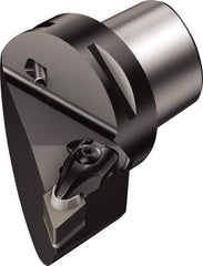 Sandvik Coromant - Right Hand Cut, Size C6, DNG 452 & DNGN 15 07 08 Insert Compatiblity, Modular Turning & Profiling Cutting Unit Head - 45mm Ctr to Cutting Edge, 65mm Head Length, Through Coolant, Series T-Max - Industrial Tool & Supply