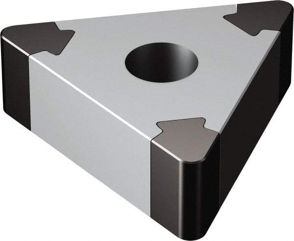 Sandvik Coromant - TNGA331 Grade 7025 CBN Turning Insert - Uncoated, 60° Triangle, 3/8" Inscr Circle, 3/16" Thick, 1/64" Corner Radius - Industrial Tool & Supply