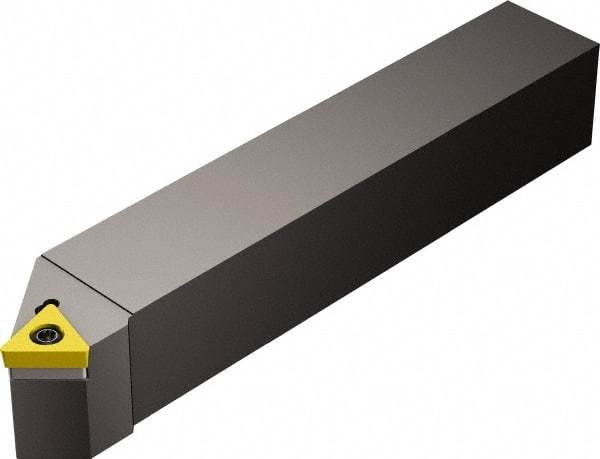 Sandvik Coromant - STDCR/L, Right Hand Cut, 45° Lead Angle, 12mm Shank Height x 12mm Shank Width, Neutral Rake Indexable Turning Toolholder - 80mm OAL, TCMT 11 03 04, TCMT 221 Insert Compatibility, Series CoroTurn 107 - Industrial Tool & Supply