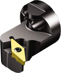 Sandvik Coromant - Left Hand Cut, Size 40, TR-VB1308 Insert Compatiblity, Modular Turning & Profiling Cutting Unit Head - 27mm Ctr to Cutting Edge, 38mm Head Length, Through Coolant, Series CoroTurn TR - Industrial Tool & Supply