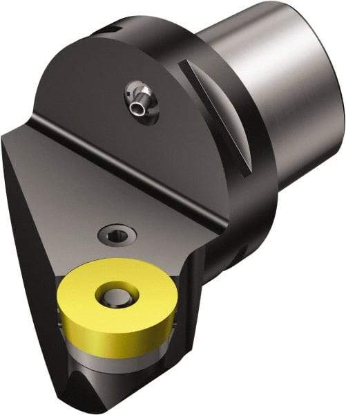 Sandvik Coromant - Left Hand Cut, Size C6, RCMX 25 07 00 Insert Compatiblity, Modular Turning & Profiling Cutting Unit Head - 45mm Ctr to Cutting Edge, 65mm Head Length, Through Coolant, Series T-Max P - Industrial Tool & Supply