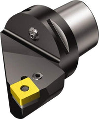 Sandvik Coromant - Right Hand Cut, Size C10, SNMG 25 07 24 & SNMG 856 Insert Compatiblity, External Modular Turning & Profiling Cutting Unit Head - 58mm Ctr to Cutting Edge, 110mm Head Length, Through Coolant, Series T-Max P - Industrial Tool & Supply