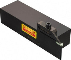 Sandvik Coromant - R/LF150.23, External, Right Hand, 19mm Max Depth of Cut, Indexable Grooving Tool Holder - CSG-4187, 150.23-0476 Insert Compatibility, 32mm Shank Height, 44mm Shank Width, 150mm OAL - Industrial Tool & Supply