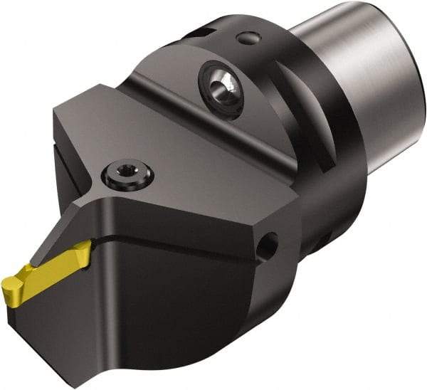 Sandvik Coromant - Cx-NF123..B Insert, 70mm Head Length, Modular Grooving Cutting Unit Head - Neutral Cut, System Size C5, Through Coolant, Series CoroCut 1-2 - Industrial Tool & Supply