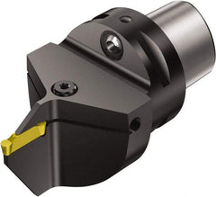 Sandvik Coromant - Cx-NF123..B Insert, 70mm Head Length, Modular Grooving Cutting Unit Head - Neutral Cut, System Size C5, Through Coolant, Series CoroCut 1-2 - Industrial Tool & Supply