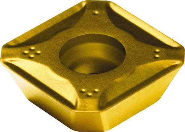 Sandvik Coromant - R24512T3 PL Grade S40T Carbide Milling Insert - TiCN/Al2O3/TiN Finish, 3.97mm Thick, 13.4mm Inscribed Circle, 1.5mm Corner Radius - Industrial Tool & Supply