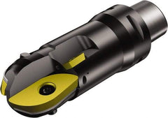 Sandvik Coromant - 50mm Cut Diam, 44.6mm Max Depth of Cut, 50mm Shank Diam, 155mm OAL, Indexable Ball Nose End Mill - 95mm Head Length, C5 Modular Connection, R216.. Cx Toolholder, APMT 160408-M, R216-50 07 Insert - Industrial Tool & Supply