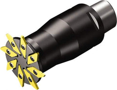 Sandvik Coromant - Coromant Capto Connection, 6.3mm Depth of Cut, 66mm Cutter Diam, Indexable Slotting Cutter - Steel - Industrial Tool & Supply