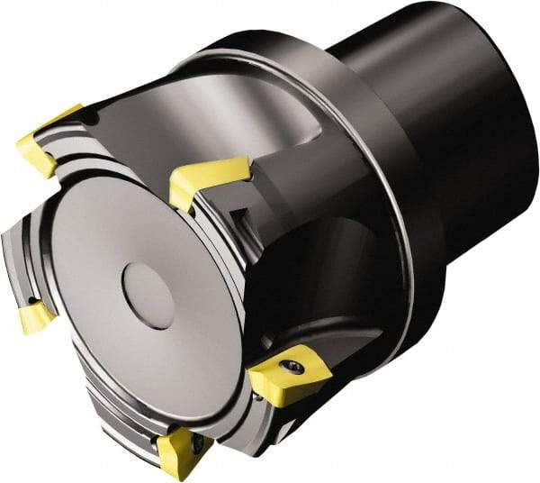 Sandvik Coromant - 5 Inserts, 54mm Cut Diam, 50mm Arbor Diam, 15.7mm Max Depth of Cut, Indexable Square-Shoulder Face Mill - 90° Lead Angle, 35mm High, R390-17.. Insert Compatibility, Through Coolant, Series CoroMill 390 - Industrial Tool & Supply