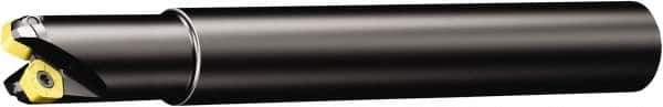 Sandvik Coromant - 1" Cut Diam, 32mm Arbor Hole, 2mm Max Depth of Cut, 19° Indexable Chamfer & Angle Face Mill - 3 Inserts, 419R-1405 Insert, Right Hand Cut, Through Coolant, Series CoroMill 419 - Industrial Tool & Supply