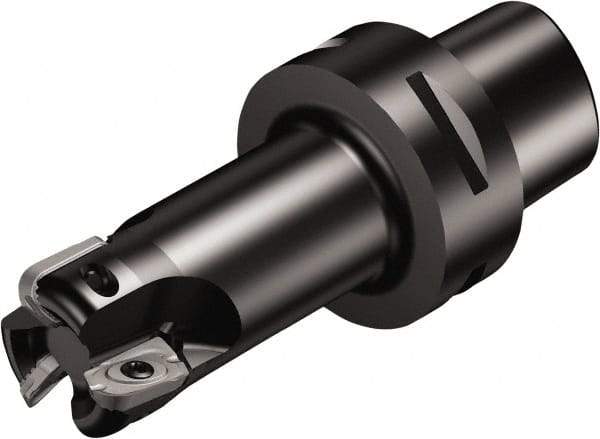 Sandvik Coromant - 7 Inserts, 66mm Cut Diam, 63mm Arbor Diam, 12mm Max Depth of Cut, Indexable Square-Shoulder Face Mill - 90° Lead Angle, 75mm High, R790-1604.. Insert Compatibility, Through Coolant, Series CoroMill 790 - Industrial Tool & Supply