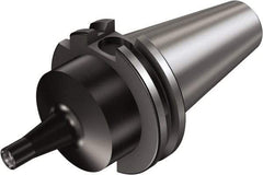 Sandvik Coromant - CAT40 Taper Shank 18.4mm Hole End Mill Holder/Adapter - 3.7795" Projection, Through-Spindle Coolant - Exact Industrial Supply