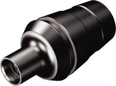 Sandvik Coromant - ER16 Taper Shank 9.6mm Hole End Mill Holder/Adapter - 9.6mm Nose Diam, 8mm Projection, Through-Spindle Coolant - Exact Industrial Supply