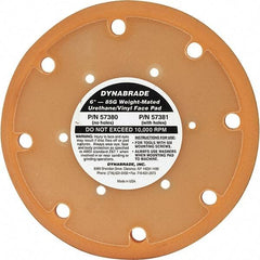 Dynabrade - 6" Diam Disc Backing Nonvacuum Replacement Pad - Medium Density, 12,000 RPM - Industrial Tool & Supply