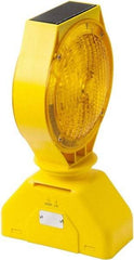 TAPCO - 7-1/2" Wide Barricade Light - Amber - Industrial Tool & Supply