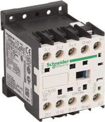 Schneider Electric - 3 Pole, 110 Coil VAC at 50/60 Hz, 6 Amp at 440 VAC, Nonreversible IEC Contactor - BS 5424, CSA, IEC 60947, NF C 63-110, RoHS Compliant, UL Listed, VDE 0660 - Industrial Tool & Supply