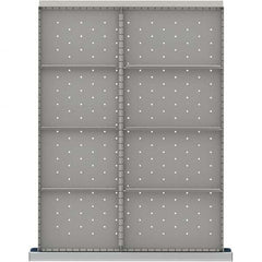 LISTA - 8-Compartment Drawer Divider Layout for 3.15" High Drawers - Industrial Tool & Supply