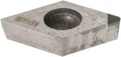 Tungaloy - DCGW32.52 Grade DX140 Polycrystalline Diamond (PCD) Turning Insert - 55° Diamond, 5/32" Thick, 1/32" Corner Radius - Industrial Tool & Supply